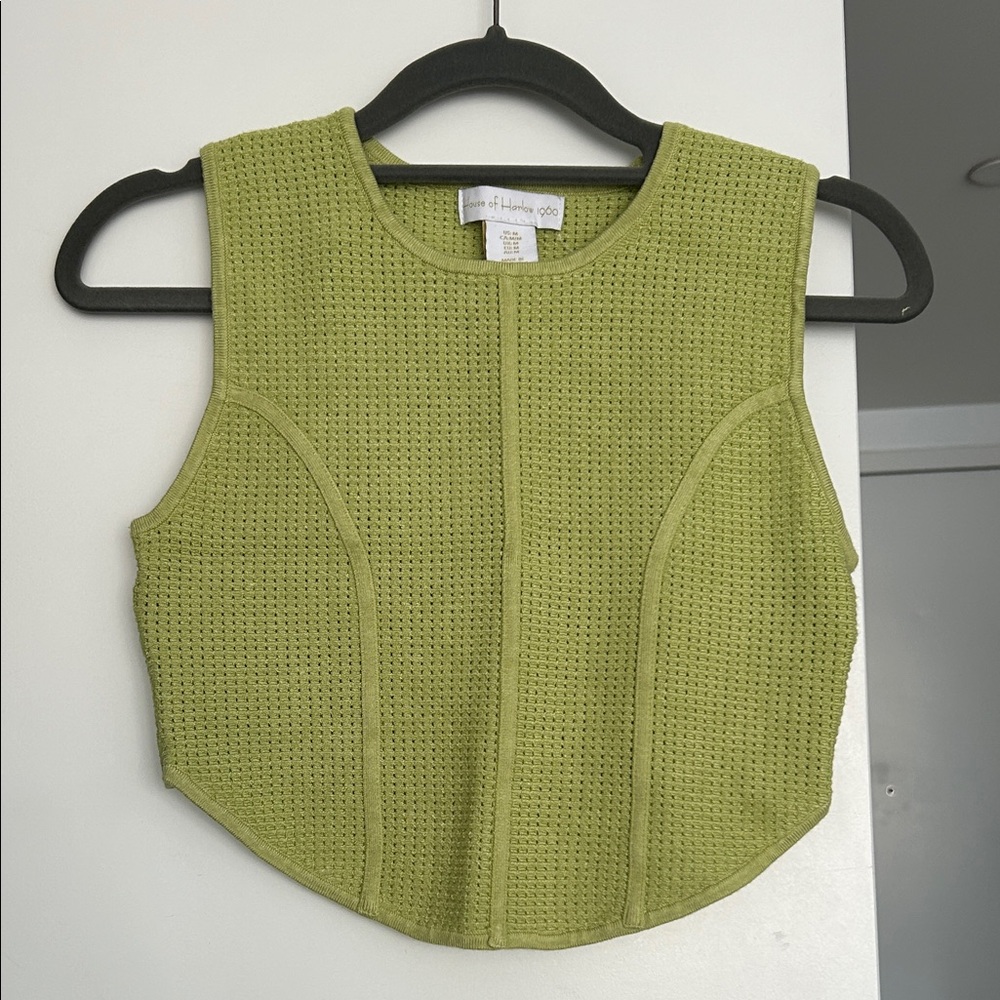 House of Harlow 1960 Olive Tank Top